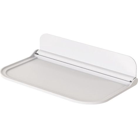 1 Pice Etagre De Salle De Bain, 30 20 Cm, Sans Perage, Pliable, Tagre Autocollante Pour Salle De Bain, Chambre Coucher, Pour Routeur, Vtements, (1/5)