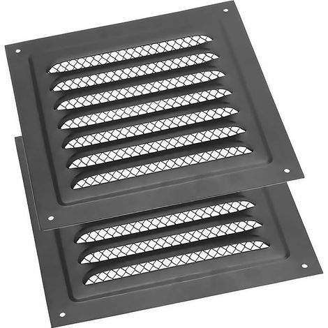 Stainless Steel Square Ventilation Grille for Home Ventilation 20 x 20 cm (1/5)