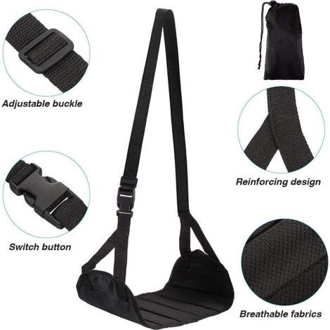Repose-pieds de voyage, accessoires de voyage en avion, repose-jambes portable pour avion (1/3)
