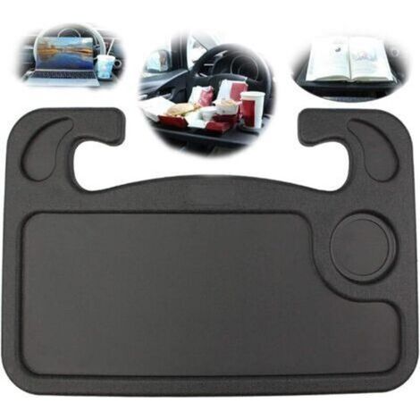 Table de conduite de voiture, crochet de plateau de nourriture de table de volant, gadgets essentiels de voyage en voiture plateau de nourriture de voiture ordinateur portable et accessoires (1/4)