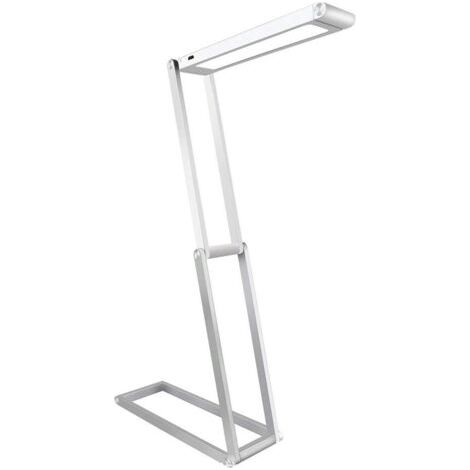 Lampe de Table en Aluminium créative Simple Portable Pliable Rechargeable LED Lampe de Bureau dimmable Lampe de Lecture veilleuse Cadeau lumière (Or Marque : ZEDARO