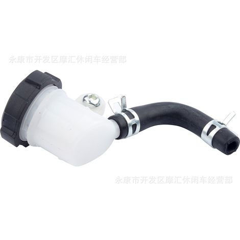 Motorcycle scooter, light off-road vehicle, ATV, beach buggy accessories: brake pump, master cylinder, fluid reservoir, rubber hose (1/4)