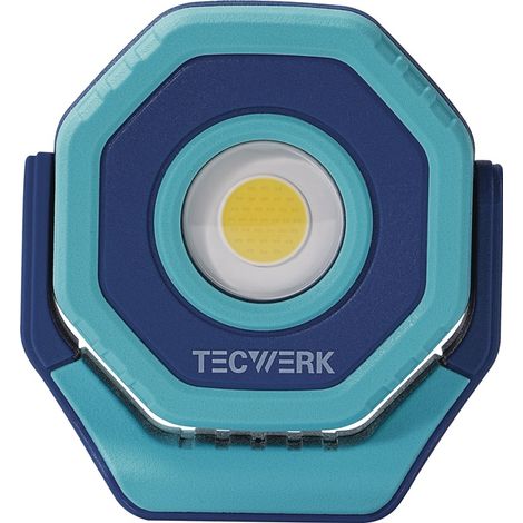 TECWERK LED-Akkuhandleuchte 3,7V 2600 mAh Li-Ion 7 W 100-800 lm Ladezeit 4 h TECWERK