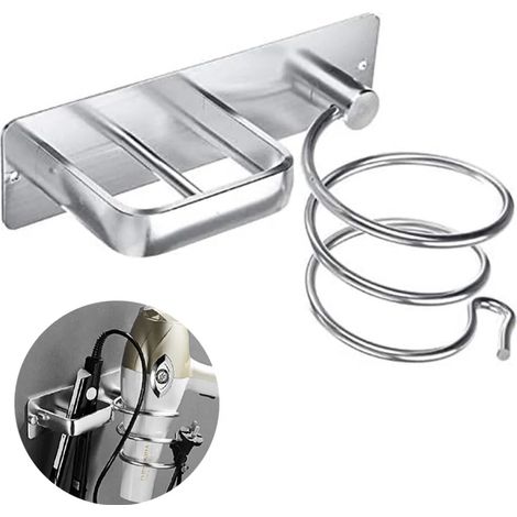 Aluminium-Föhnhalter für das Badezimmer, praktische und ideale Badezimmeraufbewahrung (1/5)