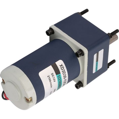12V/30W Elektrischer Permanentmagnet-Gleichstrom-Getriebemotor 1800/2100 U/min Untersetzungsgetriebemotor (8) (1/5)