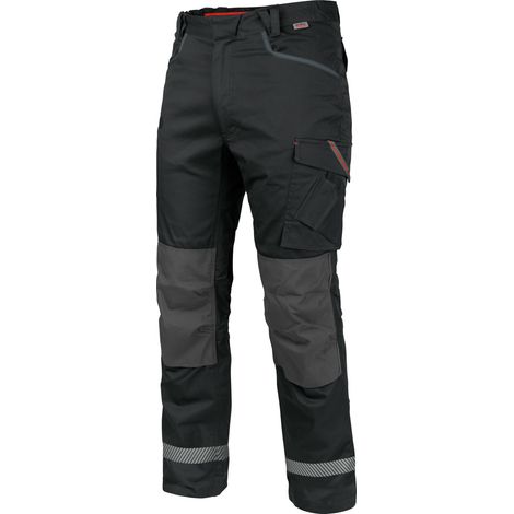 Würth Modyf – Pantalon de travail stretch thermique 40 – Inserts rétroréfléchissants – 7 poches – Normé EN 14404 – Doublure chaude pour chantiers humides (1/6)