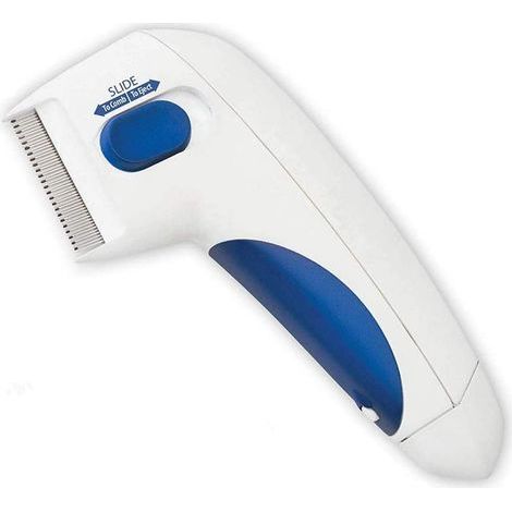 Peigne électrique anti-puces pour animaux de compagnie, chat et chien, outils de toilettage pour enlever efficacement les puces et nettoyer les poux (1/5)