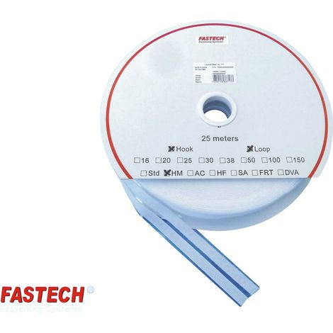 FASTECH® T0401000000325 Klettband zum Aufkleben Hotmelt Haft- und Flauschteil (L x B) 25000 mm x 10