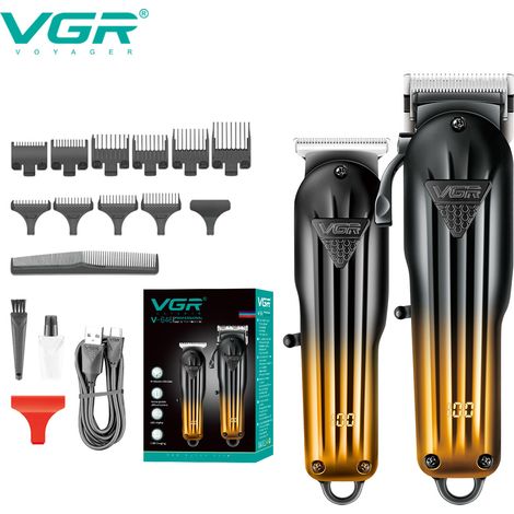 Tondeuse à cheveux électrique rechargeable avec affichage numérique, tondeuse électrique spéciale pour gravure (1/5)