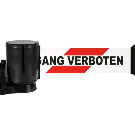 Enrouleur mural sangle NO ACCESS, ACCES INTERDIT, ZUGANG VERBOTEN 10m x 100mm - 2801157 (1/5)