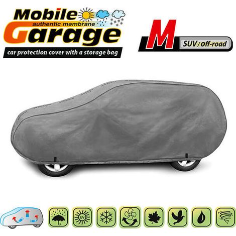 Hochwertige Fahrzeugabdeckung Kegel für Jeep/SUV, Offroad‑Serie "Mobile Garage", Größe M 400–420 cm x 135–145 cm