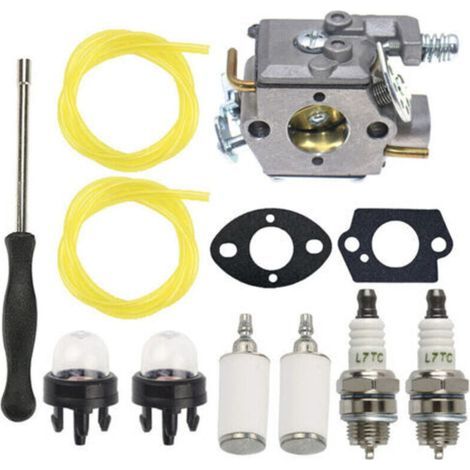 Vergaser 309376002 für Ryobi RY3714 RY3716 Benzin-Kettensägen mit Kraftstofffilter, Schraubendreher und Wartungssatz