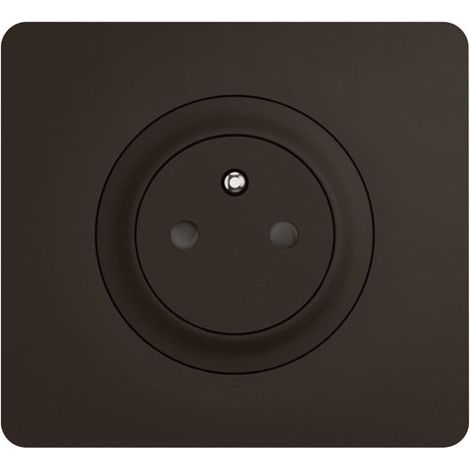 Enchufe 2p+t Superficie Confort con Placa Completa Negra - Legrand