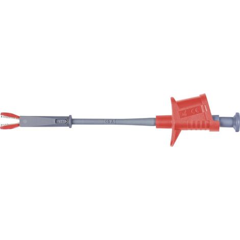 Schützinger Grip-fils à pince de sécurité femelle 4 mm rouge