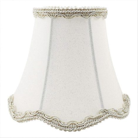 Lampenschirm aus Stoff im europäischen Stil für Wandleuchten, Vintage-Kronleuchterschirm, luxuriöses Wohnaccessoire (1/5)