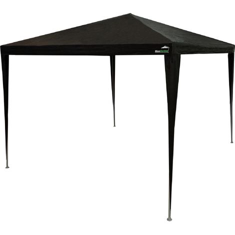 MaxxGarden Gazebo - Carpa de Fiesta - Cenador de jardín - Tienda de Fiesta - 3x3m - Carpa Pop up - para Usar como cenador o caseta de jardín - Antracita (1/5)