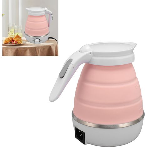 SafePop 600ml Faltbarer Wasserkocher, Silikon, Selbstlöschend, Tragbarer Reise-Wasserkocher [Wasserkocher] [SafePop] [600ml] [Silikon-Reise-Wasserkocher] (1/5)