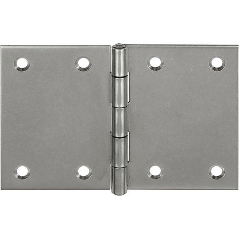 Vormann charnière 1.4301 10504 ( 3000272344 ) hauteur 80 mm largeur 120 mm roulée, large 10 pièces (1/2)