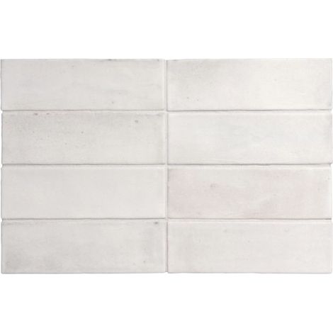 Carrelage sol / mur effet zellige bejmat marocain 5X15 cm blanc mate 5X15 cm COCO WHITE MATT (vendu par boite de 0,50m2) (1/5)