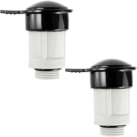 Lot de 2 valves de Rechange pour Buses d'injection d'air de Piscine et Capuchons de Valve de buse d'air, Capuchons de Rechange pour Buses d'injection d'air de Piscine Hors Sol 12363 12373 (1/5)