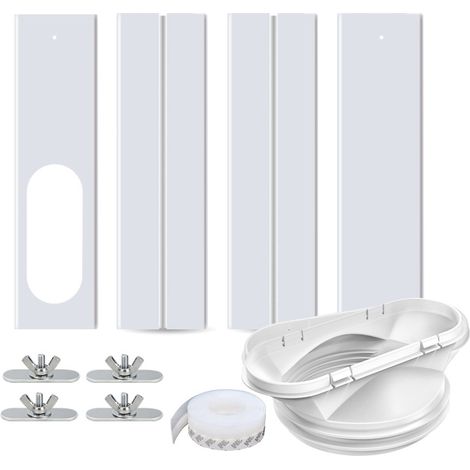 Joint fenêtre pour climatiseur mobile   Kit réglable pour tuyau d’évacuation, installation facile