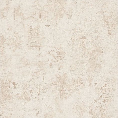 Empapelado efecto estuco Profhome 388236 papel pintado vinílico estampado en caliente tejido non tejido texturado con textura perceptible mate crema beige 5,33 m2