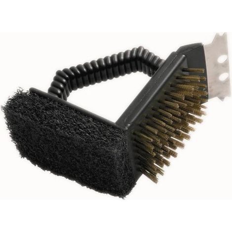 207 - Brosse de Nettoyage pour Barbecue 3 Surfaces (1/5)
