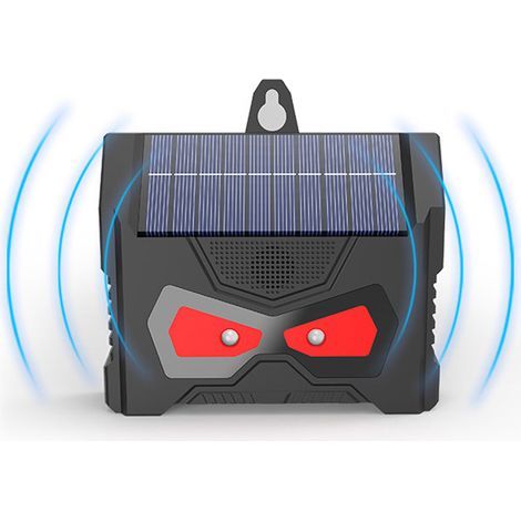 Eosnow Re-release of Solar Powered Animal Replicas: Deterrent Devices with Waterproof LED Lights for Garden Farms (1/4)