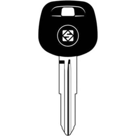 2 x SILCA TOY41RATE CHIAVE TRANSPONDER VUOTA OTTONE