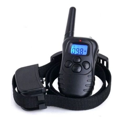 Collier de dressage électrique Rechargeable, étanche, télécommande sans fil, portée de 300 mètres, adapté à l'entraînement des chiens (1/4)