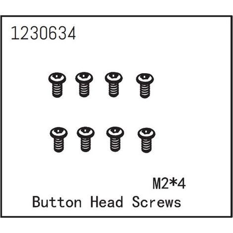 Button Head Screw M2x4