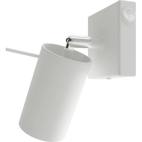 Aplique de pared Vinivi blanco con interruptor (1/4)