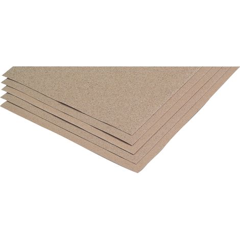 NESPOLI 5 FEUILLES PAPIER DE VERRE GRAINS ASSORTIS 749100