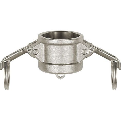 Riegler Kamlok-Verschlusskappe, Typ DC, ES 1.4401, für Stecker-Ø 64 mm (1/4)