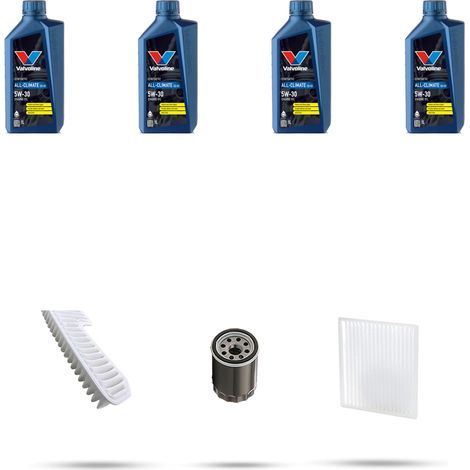 Kit tagliando 3 FILTRI e 4L OLIO compatibile con Toyota Rav 4 II 1.8 VVTi 92kw Dal 2000 (1/5)