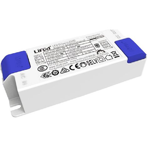 Ledkia – Driver LED LIFUD 220-240V – Sortie multi-tension 25-42V – Courant 900mA – Puissance 38W pour applications variées - LF-GIR040YM