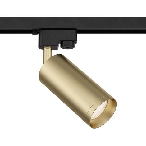 Spot rail 1 phase laiton/noir GU10 10W FOCUS Maytoni (1/5)