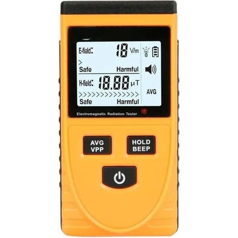 Irovami GM3120 Détecteur rayonnement numérique – Écran LCD, test appareils ménagers/bureau, protection ondes portables – Idéal pour maison, bureau, prévention santé (1/5)