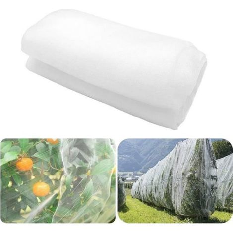 Filet Anti Insecte - 2.5 m x 10 m - Maille 1.2 mm - Polyéthylène Haute Résistance - Pour Potager et Jardin - 1 Pièce (1/3)