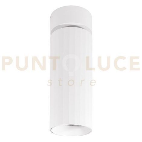 GFA1680C SPOT DA SOFFITTO  IN ALLUMINIO 1 LUCE LED 3000K 720LM 9W IP20 BIANCO SATINATO ORIENTABILE