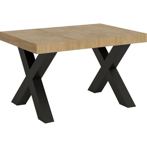 Tavolo "Perugia" allungabile in legno per sala da pranzo -Allungabile fino a 234 cm / Quercia (1/4)