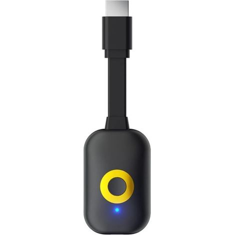 Proiettore per il telefono cellulare 4K HD wireless wi-Fi dual-frequenza del ricevitore, e uno split-screen, nero (1/5)