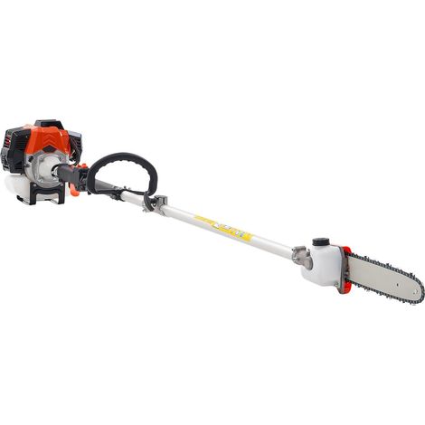 Scie à perche à essence 33CC, 2 temps, barre de coupe de 20,3 cm, taille-haie sans fil extensible de 2,08 à 3,58 m (1/5)