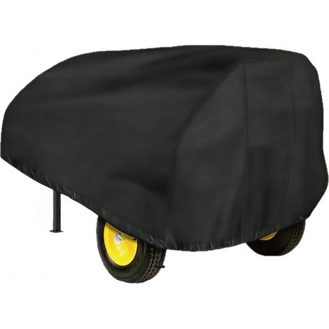 Housse de protection imperméable pour fendeuse de bûches en tissu 420D résistant aux intempéries, housse de protection pour fendeur de bois de chauffage coupe-vent avec cordon de serrage (1/5)