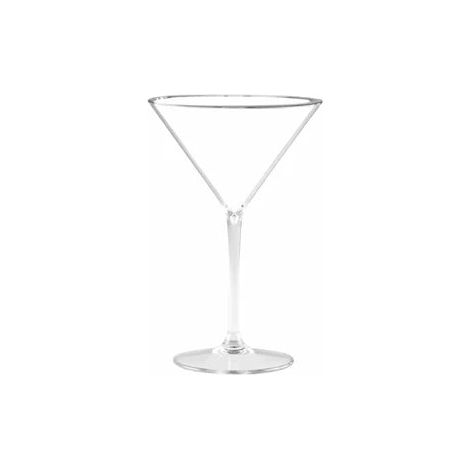 Brevetti WAF Bicchiere Martini Glass 24,5 Cl Plastica San Trasparente 1 Pz