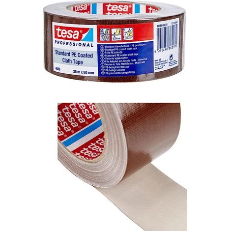 NASTRO TESA AMERICANO MM 50 X 25 MT MARRONE OFFERTA (1/2)