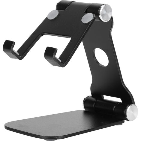 Support téléphone pliable en alliage d'aluminium pour bureau et tablette (1/5)