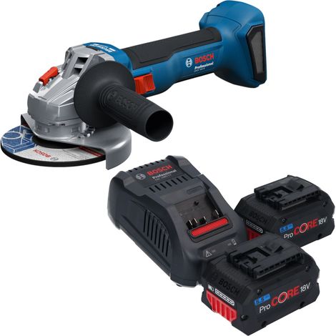 Smerigliatrice angolare a batteria Bosch GWS 18V-8 Professional 18 V 125 mm Brushless + 2 batterie ProCORE da 5,5 Ah + caricabatterie (1/5)