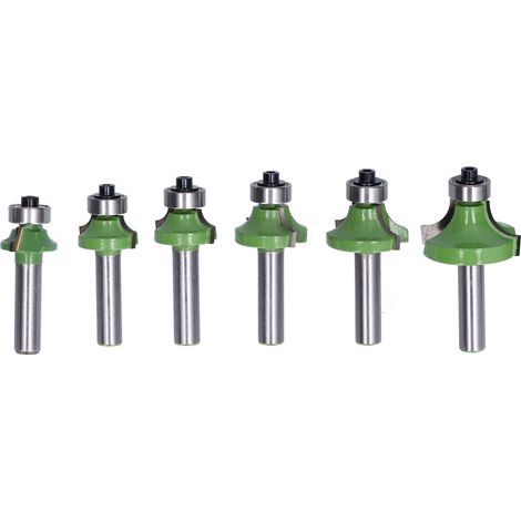 Lot de 6 fraises à chanfreiner en carbure cémenté pour bois, kit de coupe professionnel (1/5)