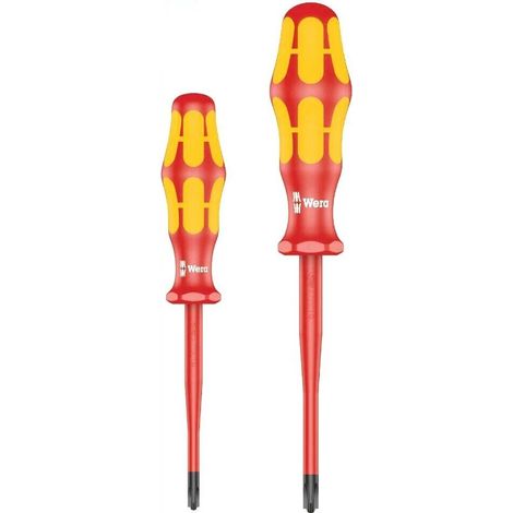 Wera Kraftform VDE Slim Shaft MCB Modulo PZ/S 1 & PZ/S 2 Screwdriver Set 05006470001